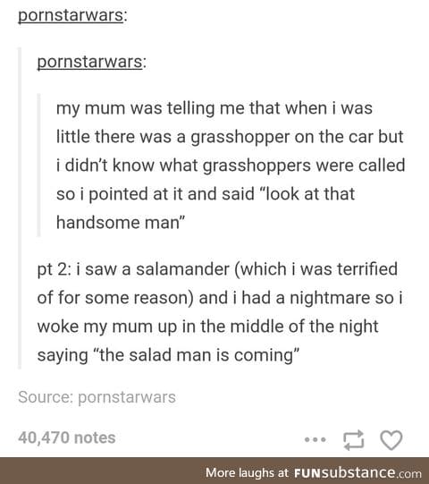 The salad man