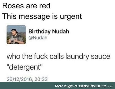 Laundry sauce