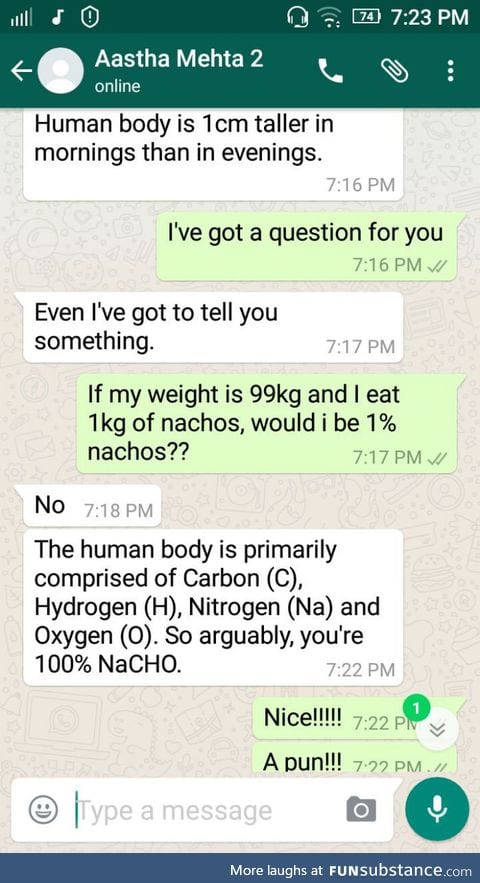 100% nacho