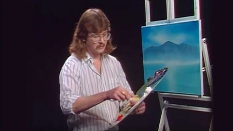 Bob Ross was wonderful and so is his son