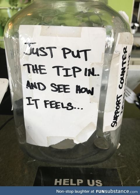 Tip jar