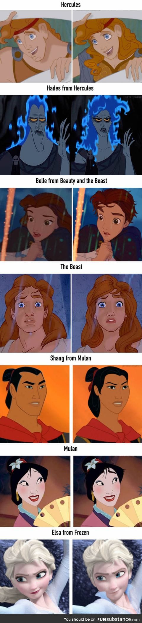 Gender bending with Disney