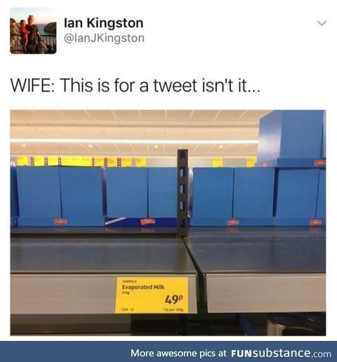 Wife is correct