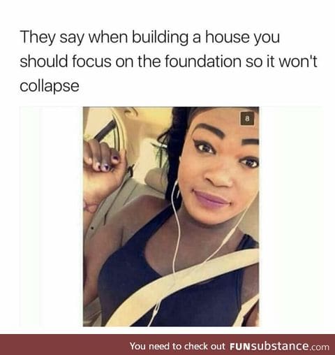 Too much foundation