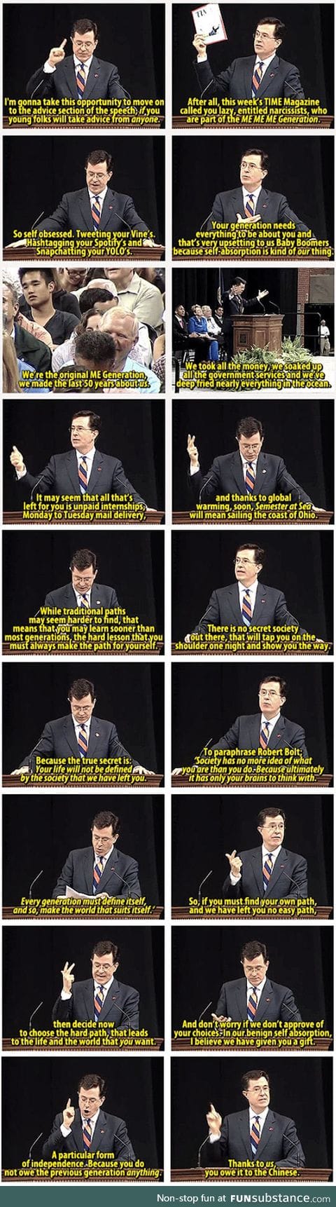 I miss colbert