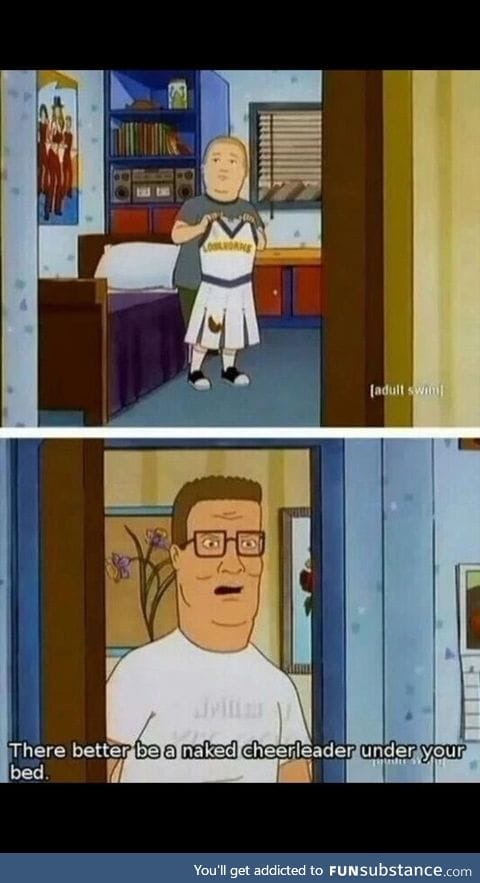 My favorite king of the hill moment...