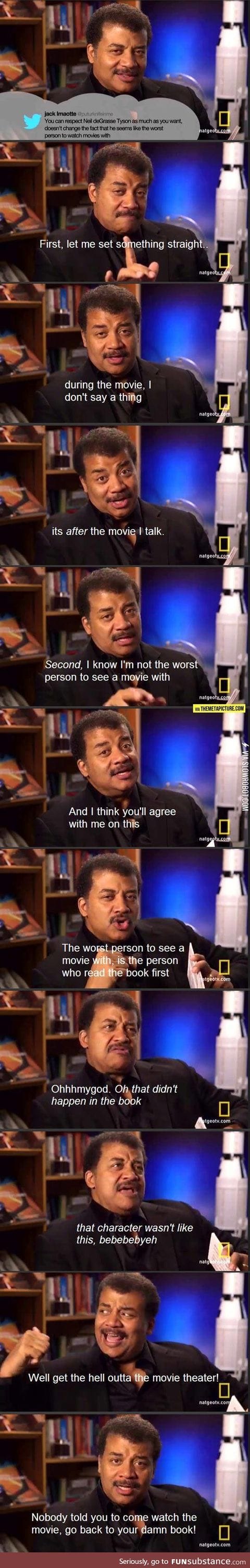 I'd love to see a film with Dr. Tyson