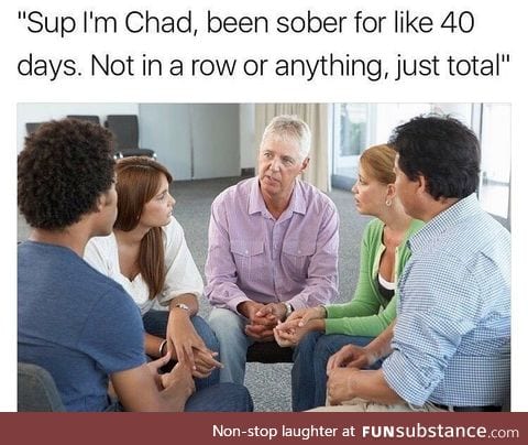 Sober for 40 days