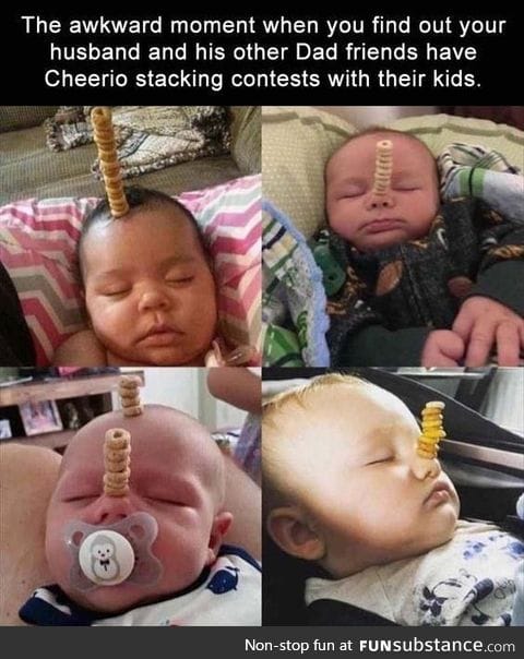 Cheerio stacking