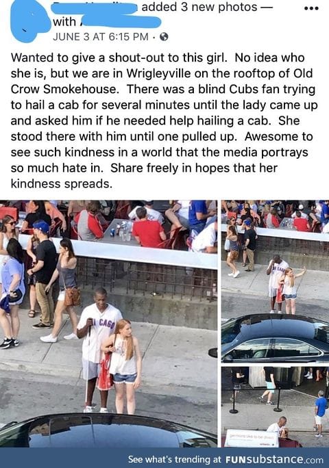 Made me happy today. Not a cubs fan, but I'm a fan of good people