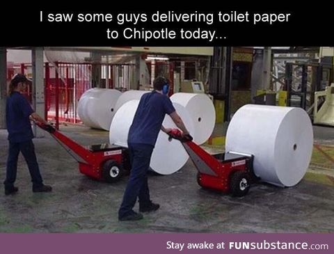 Toilet paper delivery