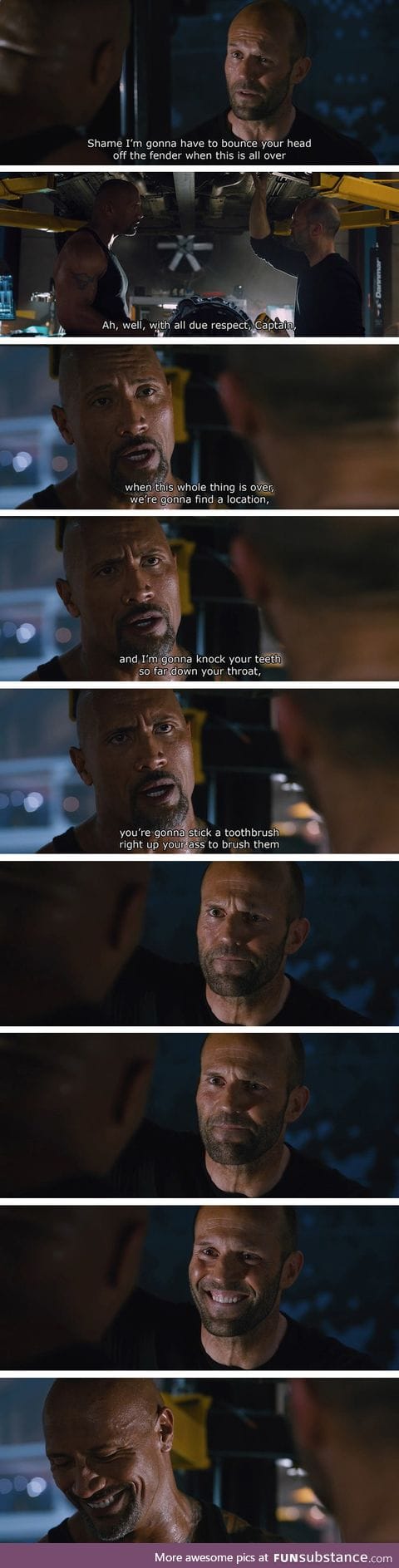 The Rock vs Jason Statham