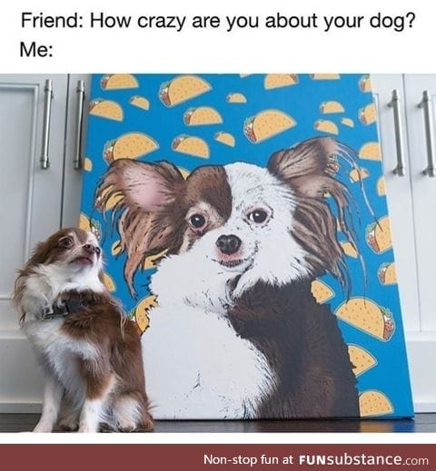 Dog painting