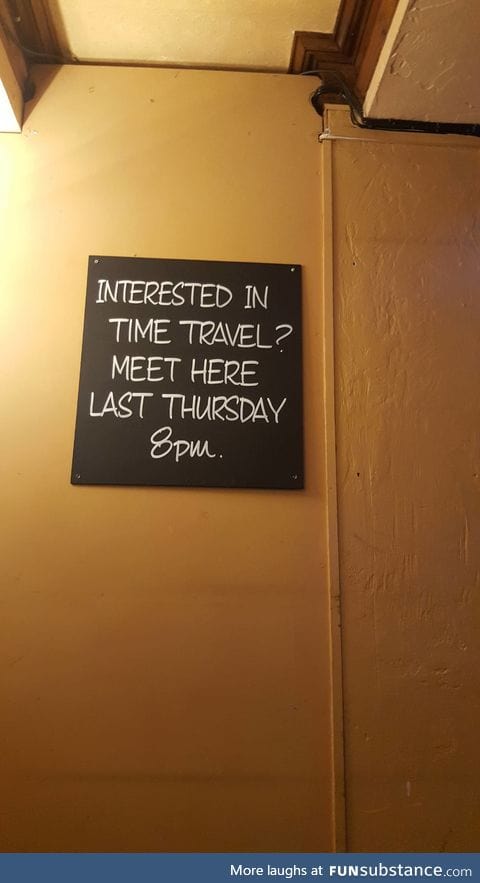 On a pub wall in Bristol