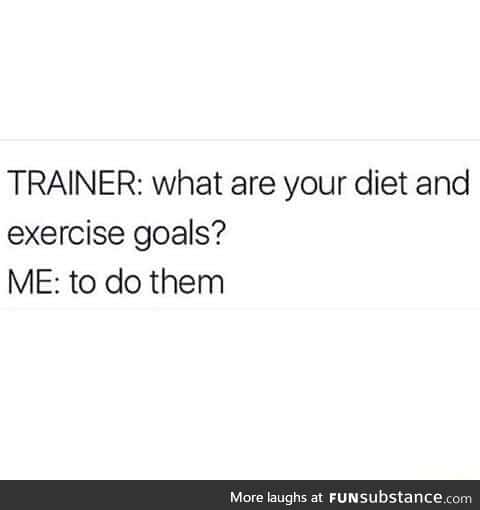 Fitness goals