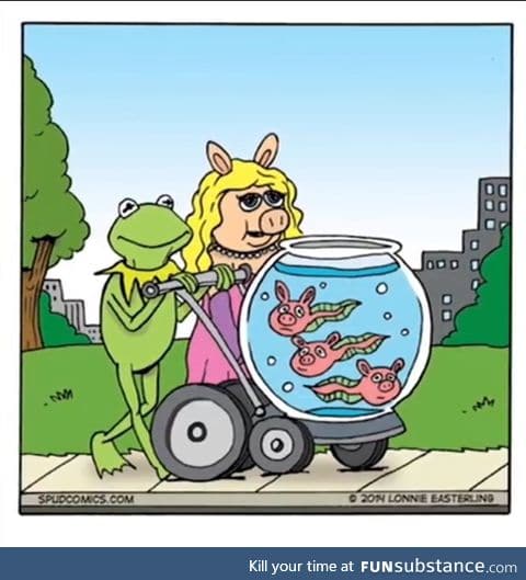 Why we never see Kermit and Miss Piggy's kids.