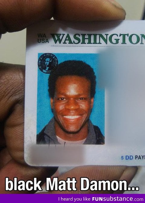 Black Matt Damon is real