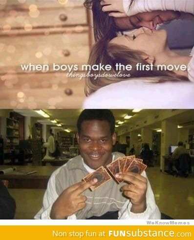 When boys make the first move