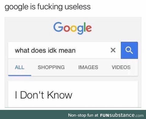 There's something Google doesn't know