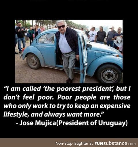 The poorest president