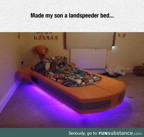 Landspeeder bed