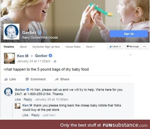 Ken M on Baby Food