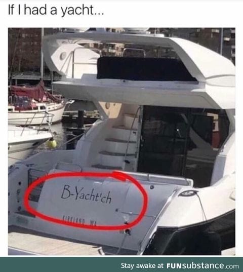 Yacht name