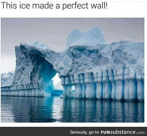 Perfect ice wall