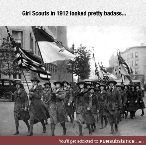 Old school girl scouts