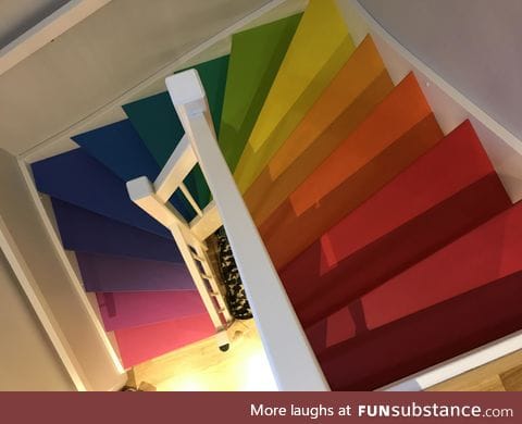 Color palette staircase