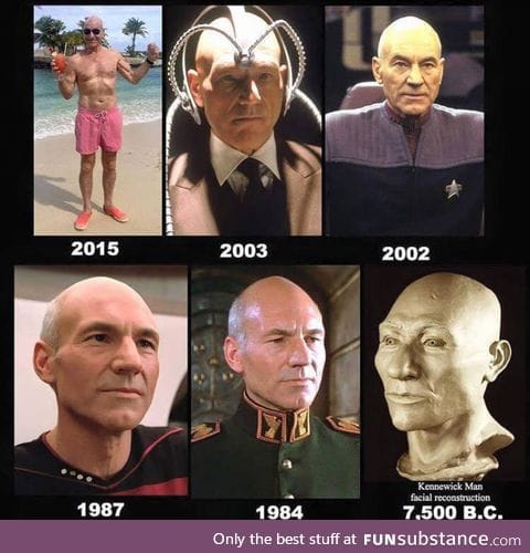 Patrick Stewart is ageless