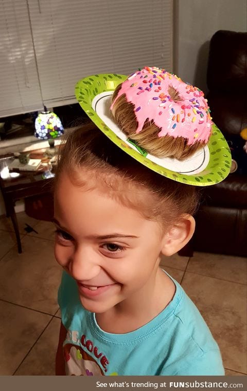 Doughnut hairdo