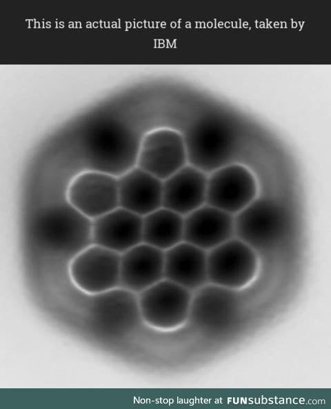 This is what a molecule really looks like