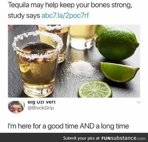 I'm going to have strong bones