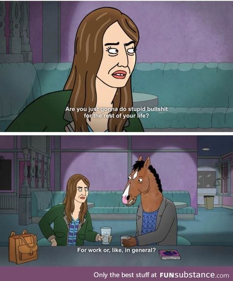 Bojack is too relatable 