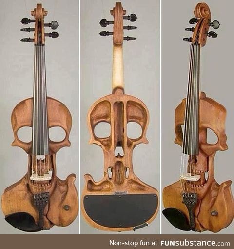 Skull violin