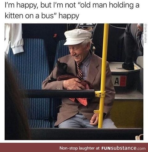 A comforting kind of happiness