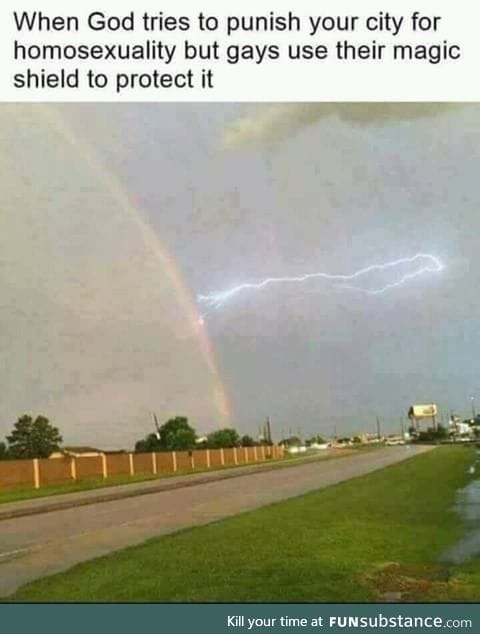 Gay saves the day!