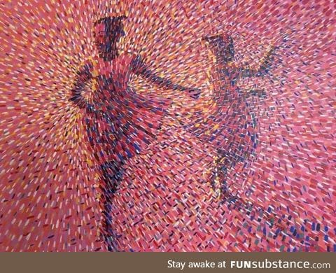 Dance Girls by Ghanaian artist Betty Acquah