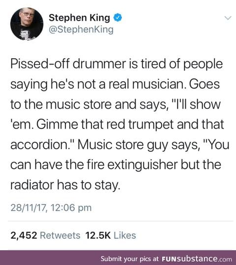 Drummers are not real musician