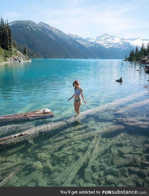 Clear water at Garibaldi provincial park, Canada