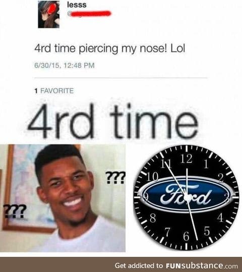 I prefer chevy'th time