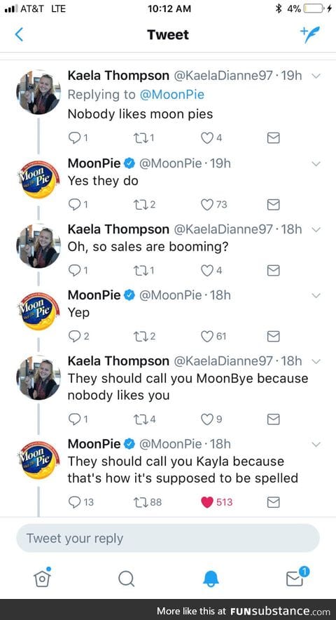 I need a MoonPie and Wendy's social media beef