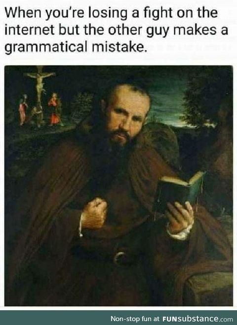 Grammar Nazi's are Always Losing