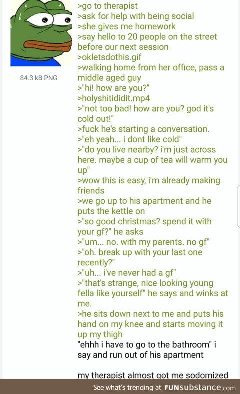 Anon tries being friendly