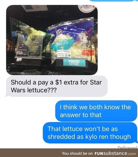 Star Wars lettuce - Return of The  Ranch