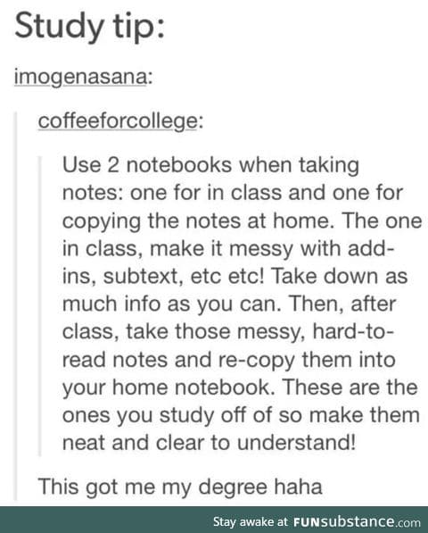 Study tips #1