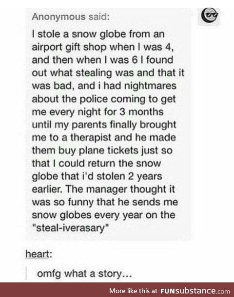 Snow globes