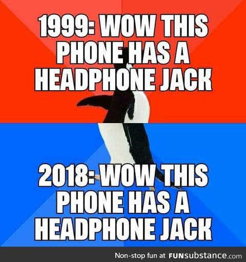 Headphone jack is a feature again