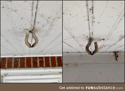 These 80 year old hooks that swung your moms porch swing